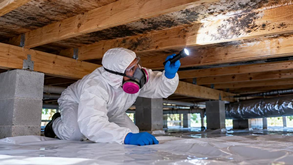 Crawl Space Mold Removal in North Palm Beach