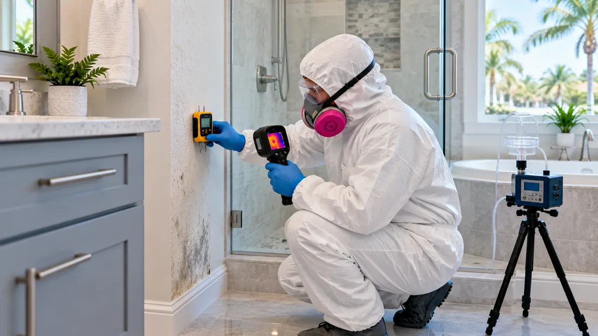 Mold Inspection and Testing in North Palm Beach